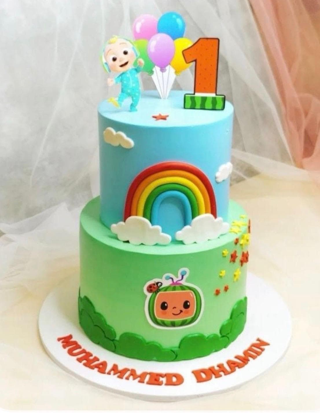 Cocomelon Rainbow First Birthday