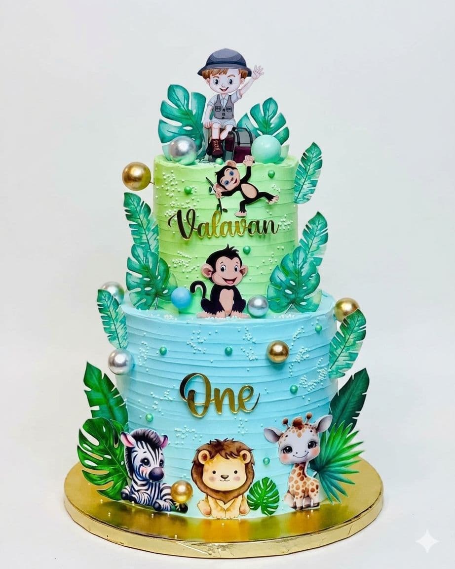 Jungle Safari Explorer Cake