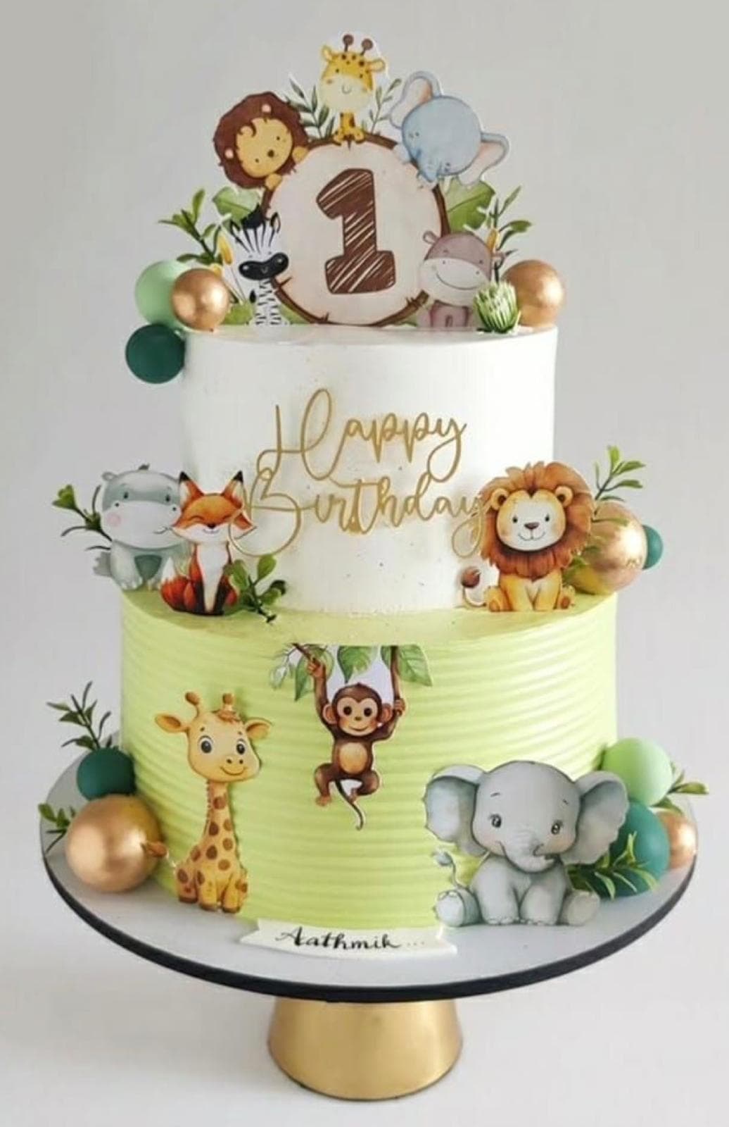 Jungle Animals First Birthday