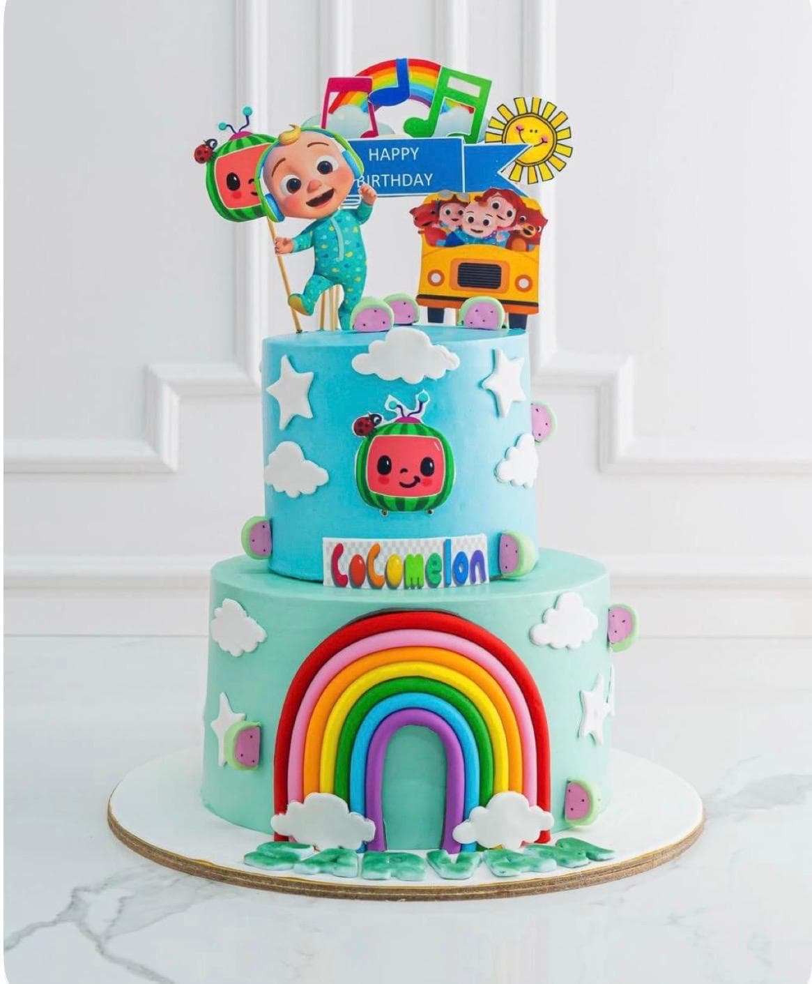 Cocomelon Rainbow Party Cake