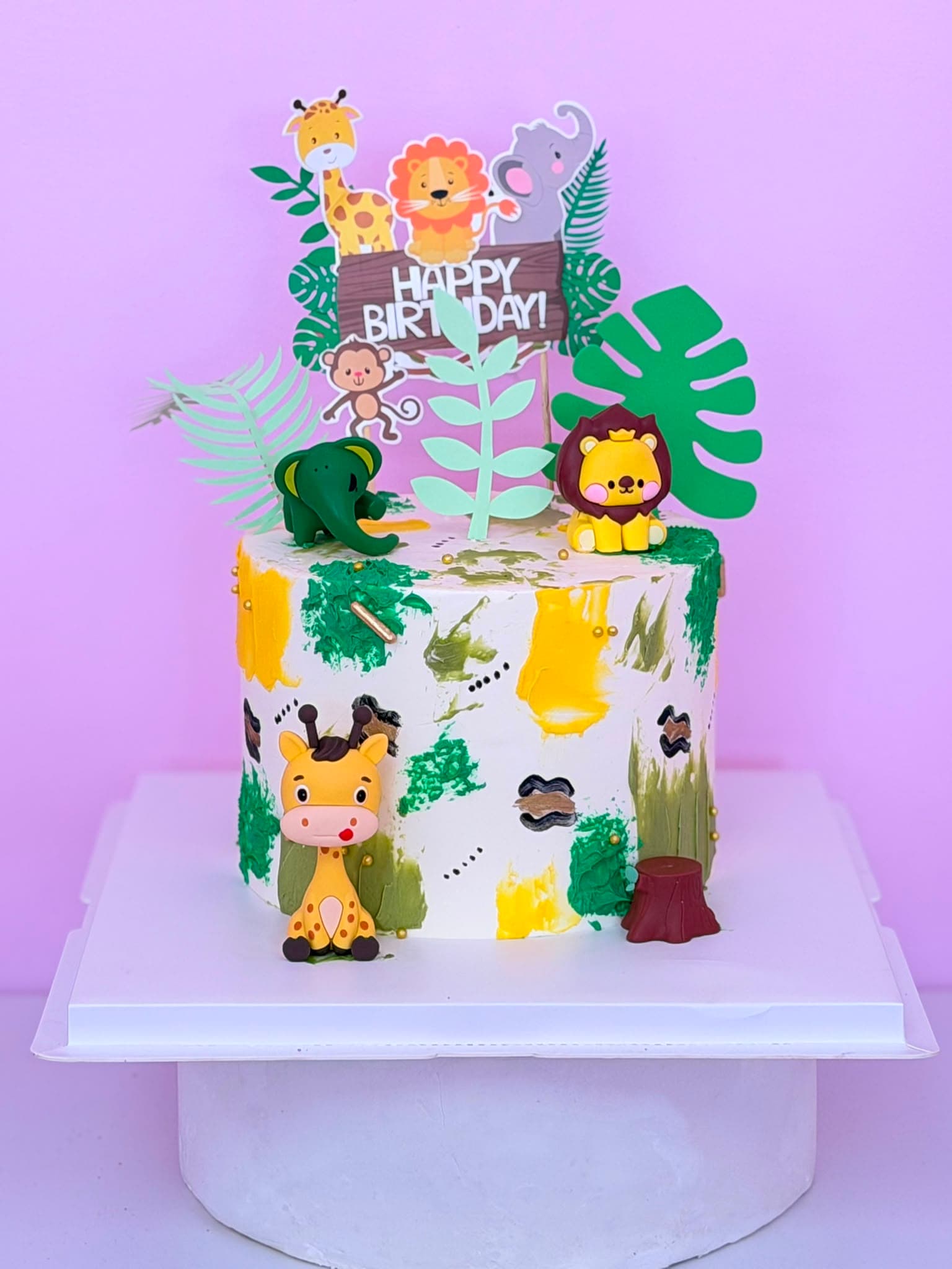 Jungle Safari Lion Cake