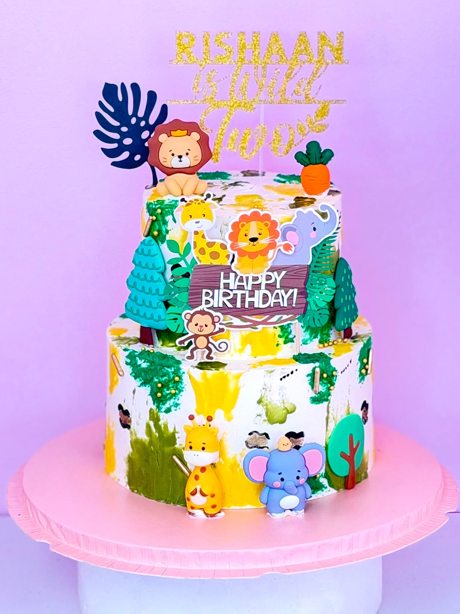 Rishaan Jungle Adventure Cake