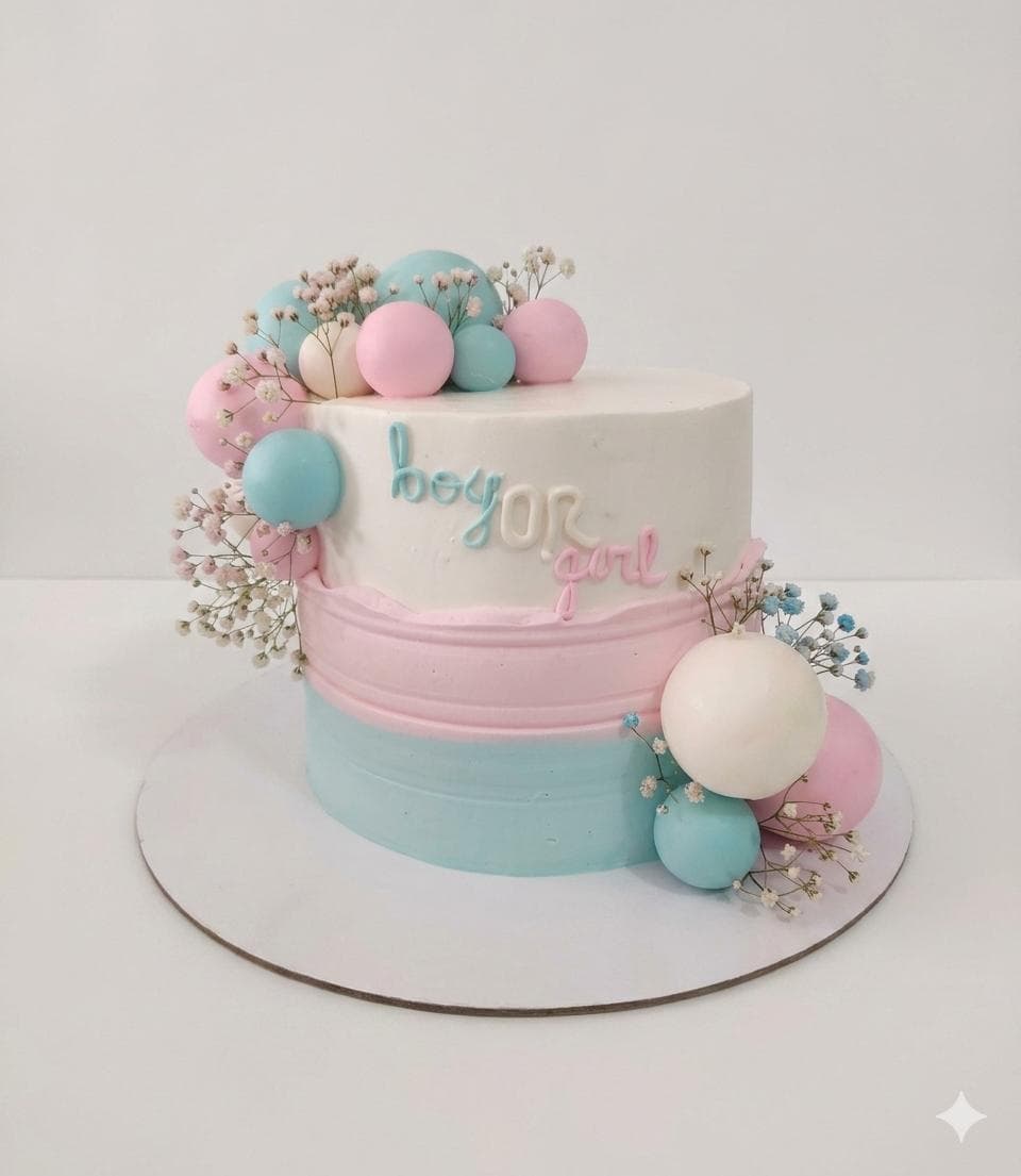 Boy or Girl Pastel Cake