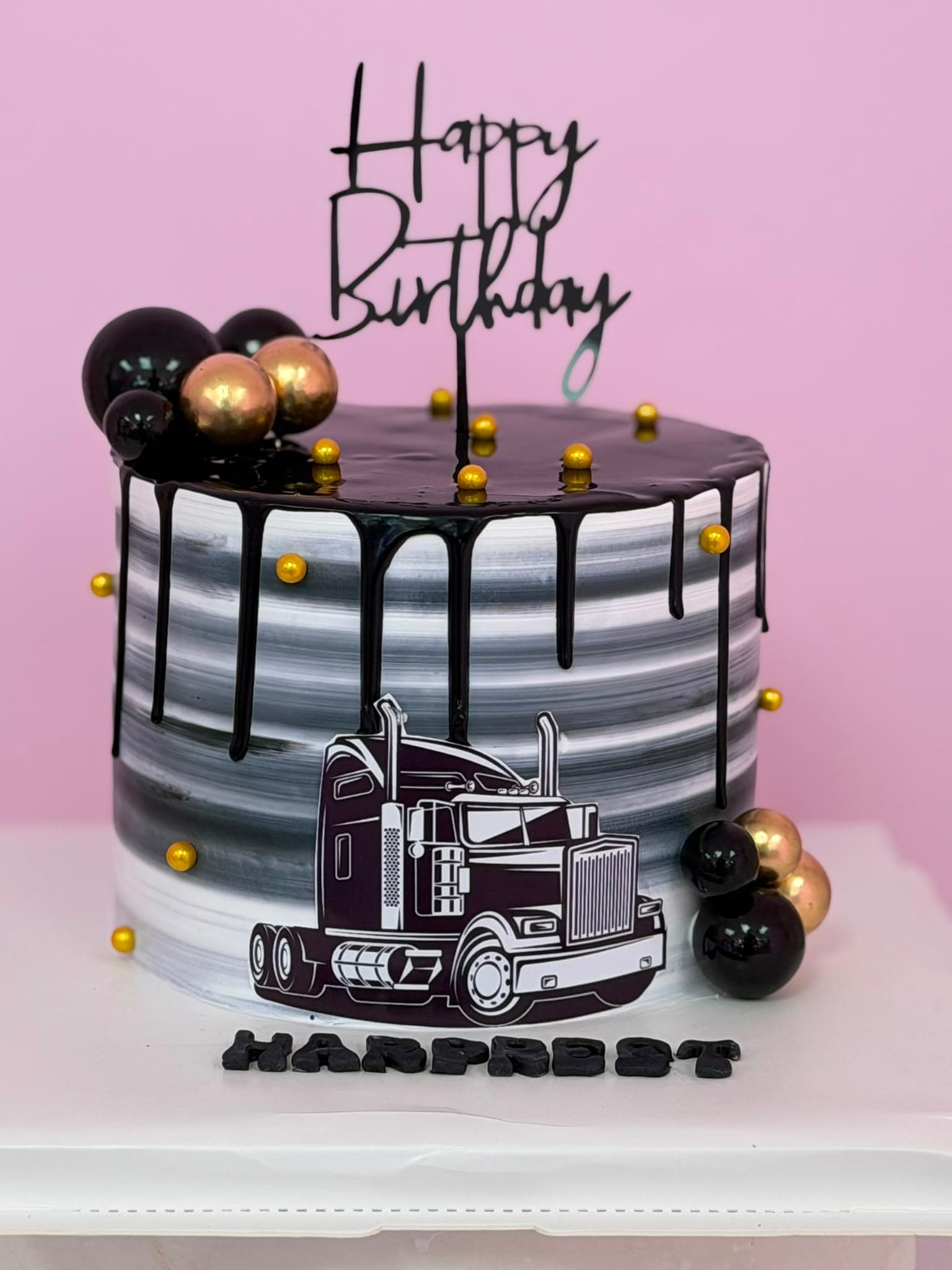 Monster Truck Birthday Cake