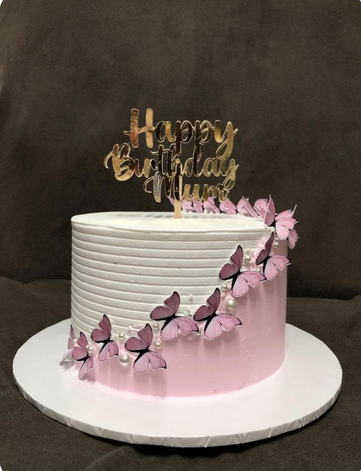 Pink Butterfly Dream Cake