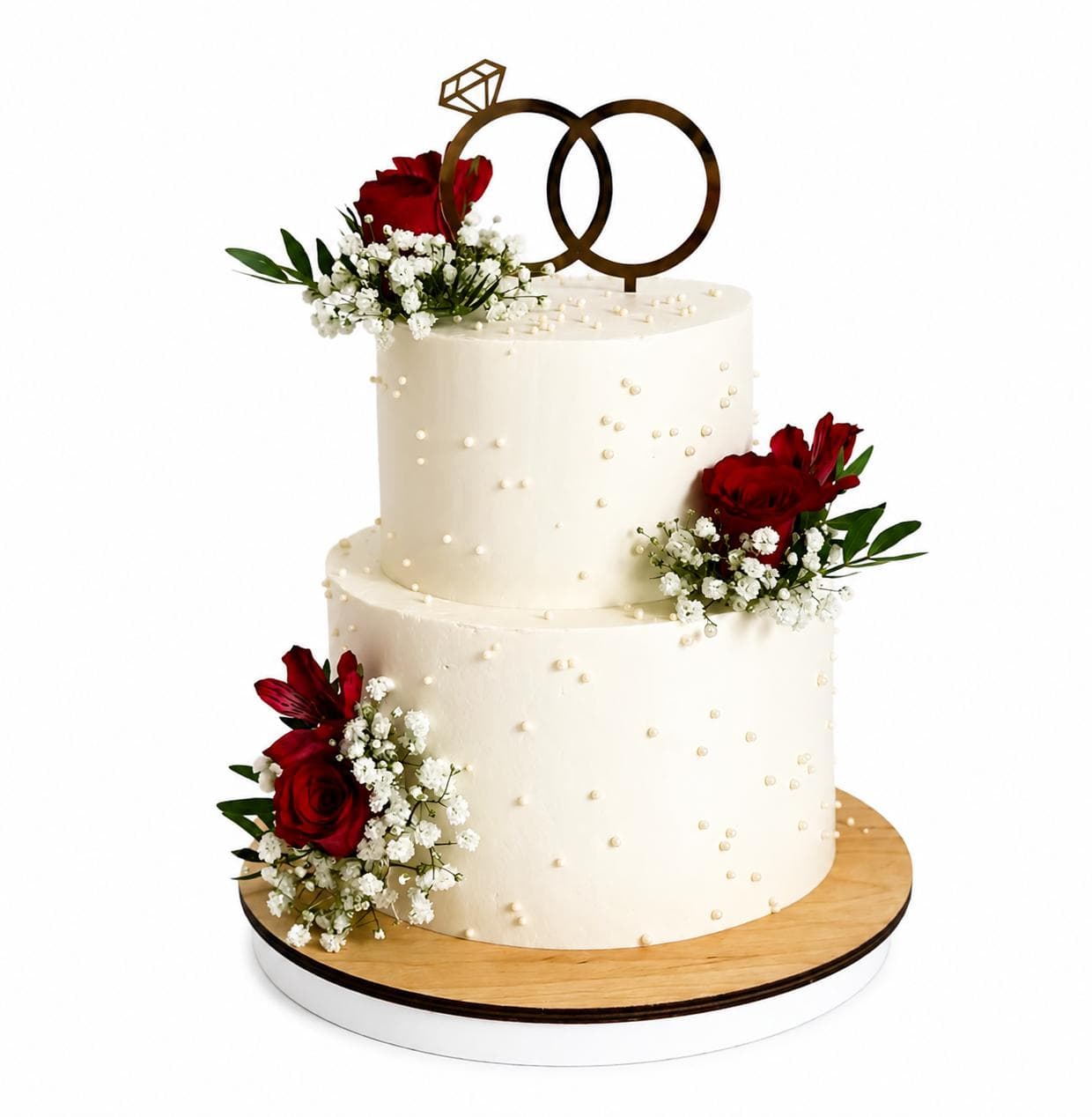 Mr & Mrs Ring Cake